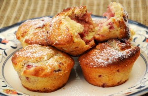strawberry muffins